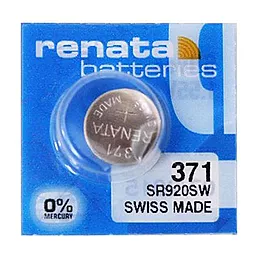 Батарейки Renata SR920SW (371) (370) (171) 1 шт 1.55 V