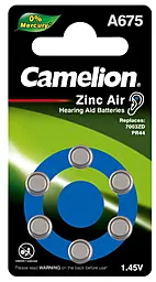 Батарейки Camelion А675 / PR44 Zinc-Air 6шт