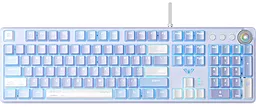 Клавиатура Aula F2088 Pro KRGD Blue Switch White/Violet (6948391234915) - фото Клавиатура Aula F2088 Pro KRGD Blue Switch White/Violet (6948391234915)