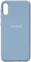 Чехол Epik Silicone Cover Full Protective (AA) Samsung A022 Galaxy A02 Lilac Blue