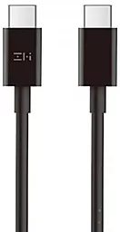 Кабель USB ZMI 100W 2M USB Type-C - Type-C Cable Black (AL309E)