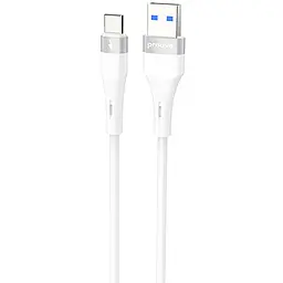 Кабель Proove Light Silicone Plus USB-A - Type-C 15w 3a 1м cable White (CCLS15001202) - фото Кабель Proove Light Silicone Plus USB-A - Type-C 15w 3a 1м cable White (CCLS15001202)