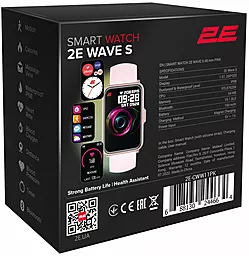 Смарт-часы 2E Wave S 46mm Pink (2E-CWW11PK) - миниатюра 3 Смарт-часы 2E Wave S 46mm Pink (2E-CWW11PK) - миниатюра 3