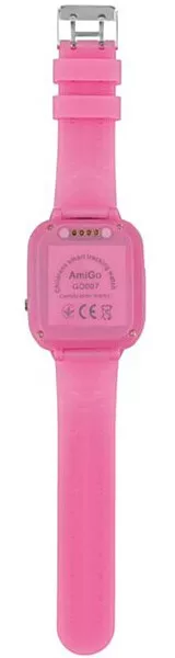 Смарт-часы AmiGo GO007 Flexi GPS Pink - фото 5