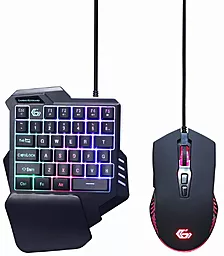 Комплект (клавіатура+мишка) Gembird GGS-IVAR-TWIN Black