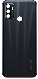 Задняя крышка корпуса Oppo A53 4G 2020 / A53s / A32 / A33 2020 со стеклом камеры Original Electric Black - фото Задняя крышка корпуса Oppo A53 4G 2020 / A53s / A32 / A33 2020 со стеклом камеры Original Electric Black