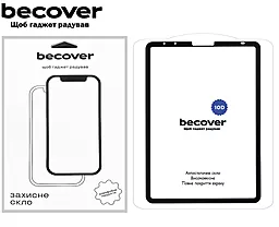Захисне скло BeCover 10D для Apple iPad Air 10.9 2020/2022  Black (710575)