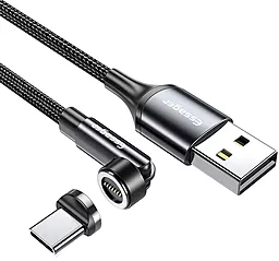Кабель USB Essager Victron Rotate Magnetic 18w 3a USB Type-C cable  black (EXCCXT-WC0G)