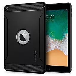 Чохол для планшету Spigen Rugged Armor для Apple iPad 9.7" 5, 6, iPad Air 1, 2, Pro 9.7" Black (053CS24120) - фото Чохол для планшету Spigen Rugged Armor для Apple iPad 9.7" 5, 6, iPad Air 1, 2, Pro 9.7" Black (053CS24120)
