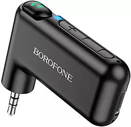 Блютуз-адаптер Borofone BC35 Wideway Car AUX BT Receiver Black - мініатюра 2 Блютуз-адаптер Borofone BC35 Wideway Car AUX BT Receiver Black - мініатюра 2