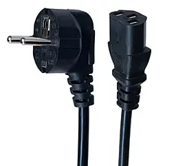 Сетевой кабель питания 3-pin 1.8m 10А IEC C13 силовой - фото Сетевой кабель питания 3-pin 1.8m 10А IEC C13 силовой