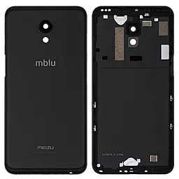 Задняя крышка корпуса Meizu M6s (M712H / M712Q) со стеклом камеры Original Black - фото Задняя крышка корпуса Meizu M6s (M712H / M712Q) со стеклом камеры Original Black