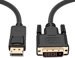 Видеокабель PrologiX DisplayPort - DVI-D(24+1) 1080p 60hz 1m black (PR-DP-DVI-P-04-30-1m) - миниатюра 2