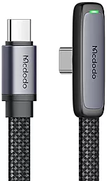 Кабель USB PD McDodo Zebra Series 65W 1.2M USB Type-C - Type-C Cable Black (CA-3360)