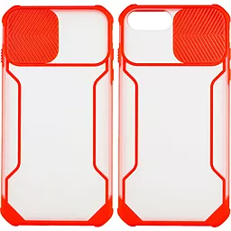 Чехол Epik Camshield matte Ease TPU со шторкой для Apple iPhone 6, iPhone 6s plus, iPhone 7 plus, iPhone 8 plus (5.5") Красный