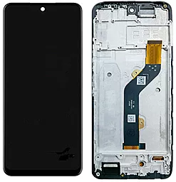 Дисплей Infinix Hot 20 4G с тачскрином и рамкой, оригинал, Black - фото Дисплей Infinix Hot 20 4G с тачскрином и рамкой, оригинал, Black