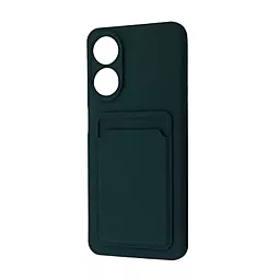 Чехол Wave Colorful Pocket для Oppo A58 4G Dark Green