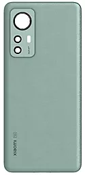 Задняя крышка корпуса Xiaomi 12 со стеклом камеры Original Green - фото Задняя крышка корпуса Xiaomi 12 со стеклом камеры Original Green
