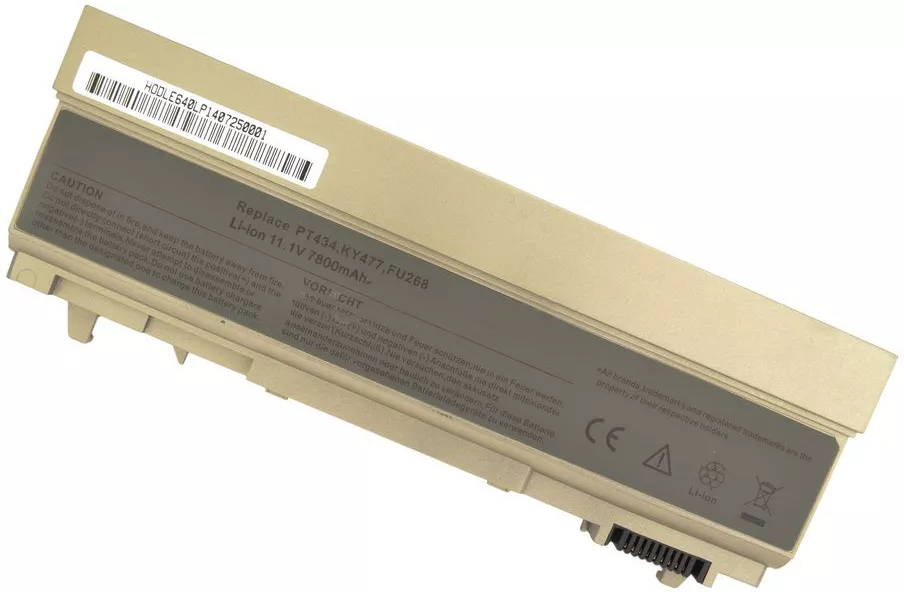 Аккумулятор для ноутбука Dell PT434 E6400 / 11.1V 7800mAh / Grey - фото 2