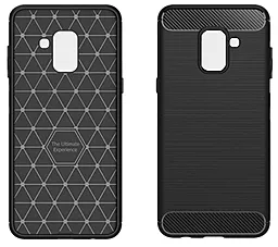 Чехол GlobalCase Leo Samsung A730 Galaxy A8 Plus 2018 Black (1283126485862)