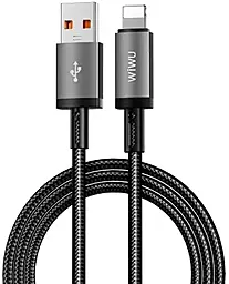 Кабель WIWU Titanlink Wi-C055 USB-A - Lightning 12w 2.4a 1м cable Grey (Wi-C055 A-L) - фото Кабель WIWU Titanlink Wi-C055 USB-A - Lightning 12w 2.4a 1м cable Grey (Wi-C055 A-L)