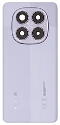 Задняя крышка корпуса Xiaomi Redmi Note 14 Pro 5G со стеклом камеры Original Lavender Purple - фото Задняя крышка корпуса Xiaomi Redmi Note 14 Pro 5G со стеклом камеры Original Lavender Purple