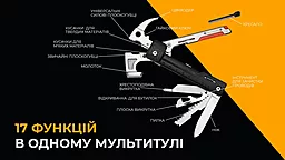 Мультитул-молоток Roxon H1 Black (Hum1) - миниатюра 8 Мультитул-молоток Roxon H1 Black (Hum1) - миниатюра 8