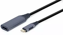 Видео переходник (адаптер) Cablexpert USB Type-C - HDMI v2.0 4k 60hz 0.15m gray (A-USB3C-HDMI-01)