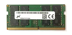 Оперативная память для ноутбука Micron SO-DIMM 8GB 2400MHz DDR4 Micron Refurbished (MTA8ATF1G64HZ-2G3E2)