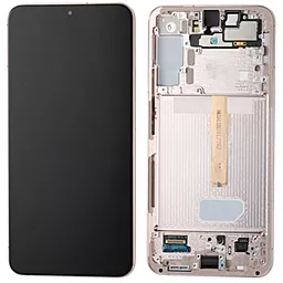 Дисплей Samsung Galaxy S22 Plus S906 с тачскрином и рамкой, сервисный оригинал, Pink Gold - фото Дисплей Samsung Galaxy S22 Plus S906 с тачскрином и рамкой, сервисный оригинал, Pink Gold