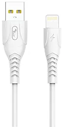 Кабель SkyDolphin S08L USB-A - Lightning 12w 2.4a 1м cable White (USB-000560)