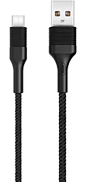 Кабель XO NB51 USB-A - micro USB 10.5w 1м cable Black - фото Кабель XO NB51 USB-A - micro USB 10.5w 1м cable Black