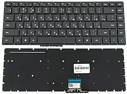 Клавиатура для ноутбука Huawei W50, W60 series без рамки Black