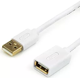 Кабель (шлейф) Atcom USB 2.0 AM/AF 0.8м белый (13424) - фото Кабель (шлейф) Atcom USB 2.0 AM/AF 0.8м белый (13424)