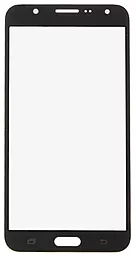 Корпусне скло дисплея Samsung Galaxy J7 J700H, J700F, J700M 2015 (з OCA плівкою) (original) Black