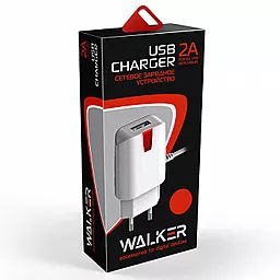 Сетевое зарядное устройство Walker WH-21 2a USB-A car charger + USB Type-C cable white - миниатюра 2 Сетевое зарядное устройство Walker WH-21 2a USB-A car charger + USB Type-C cable white - миниатюра 2