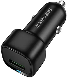 Автомобильное зарядное устройство Borofone BZ34 Cloud 18w QC3.0 USB-A car charger black - фото Автомобильное зарядное устройство Borofone BZ34 Cloud 18w QC3.0 USB-A car charger black