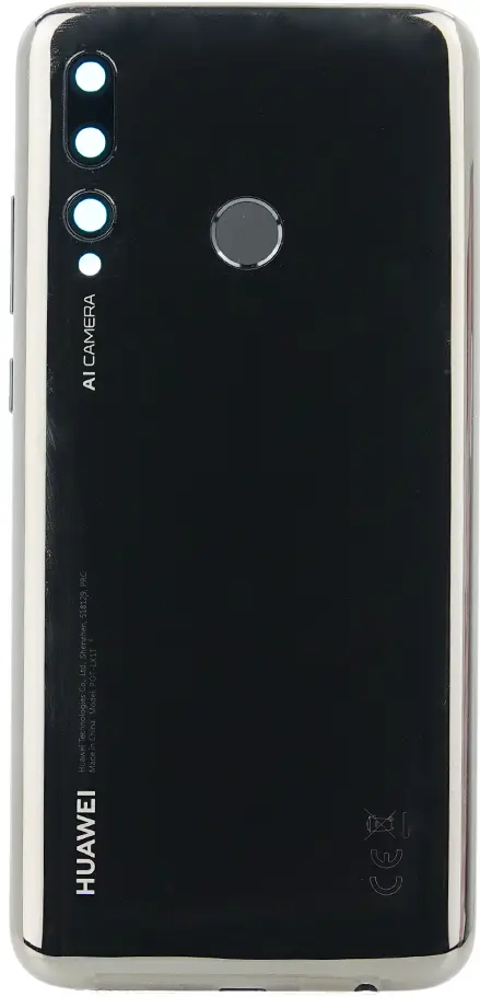 Задняя крышка корпуса Huawei P Smart Plus 2019 со стеклом камеры, Original Black - фото 1