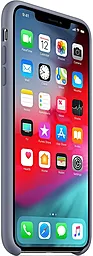 Чохол Silicone Case для Apple iPhone XS Max Lavander Grey - мініатюра 3