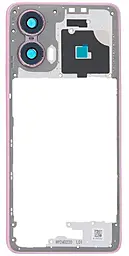Рамка корпуса Motorola Moto G14 со стеклом камеры Pale Lilac - фото Рамка корпуса Motorola Moto G14 со стеклом камеры Pale Lilac
