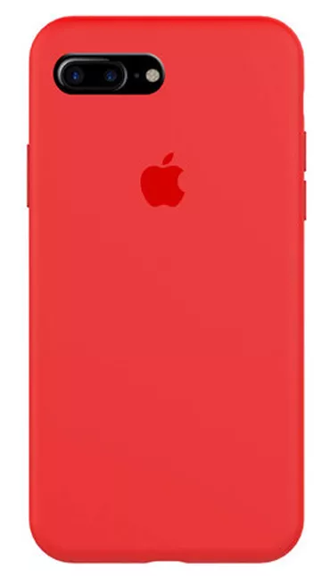 Чохол Silicone Case Full для Apple iPhone 7 Plus, iPhone 8 Plus Red - фото 1