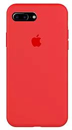 Чохол Silicone Case Full для Apple iPhone 7 Plus, iPhone 8 Plus Red - фото Чохол Silicone Case Full для Apple iPhone 7 Plus, iPhone 8 Plus Red