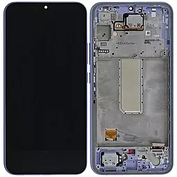 Дисплей Samsung Galaxy A34 A346 5G с тачскрином и рамкой, (OLED), Violet
