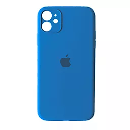 {"ru": "Чехол", "uk": "Чохол"} Silicone Case Full Camera for Apple iPhone 11 New Lake Blue