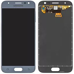 Дисплей Samsung Galaxy J3 J330 2017 з тачскріном, (TFT), Blue
