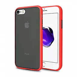 Чехол MAKE для Apple iPhone SE 2020 Frame (Matte PC+TPU) Red (MCMF-AISE20RD)