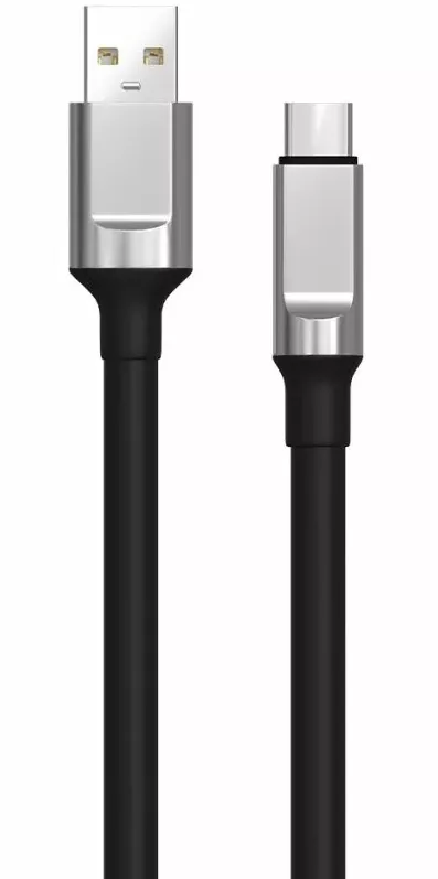 Кабель Walker C915 USB-A - Type-C 15w 3.3a 1м cable Black - фото 1