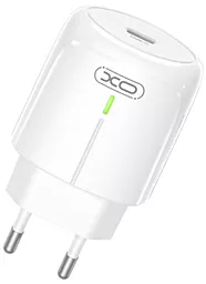 Сетевое зарядное устройство XO L113 single 20w PD USB-C fast charger white - фото Сетевое зарядное устройство XO L113 single 20w PD USB-C fast charger white