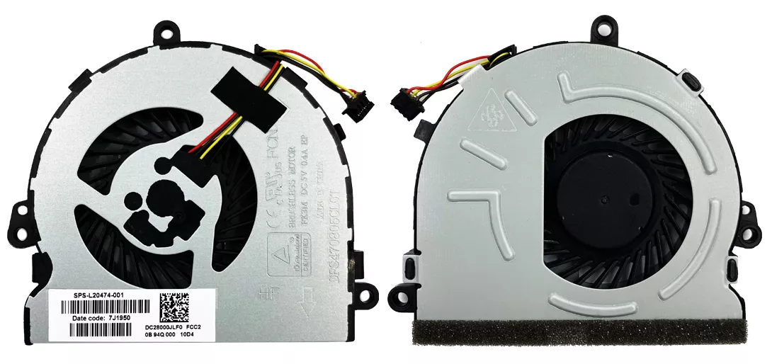 Вентилятор (кулер) для ноутбука HP 15-DB - фото 1