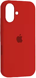 {"ru": "Чехол", "uk": "Чохол"} Silicone Case Full для Apple iPhone 16 Plus Red